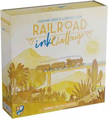 Railroad Ink Challenge: Shining Yellow Edition