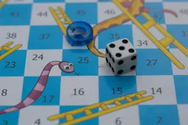 Snakes and ladders game